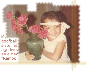  My goof-ball sister, Jenni. 