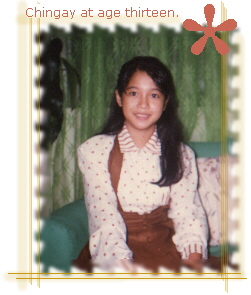  Ching at age thirteen. 