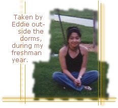  Ching as a college freshman. 